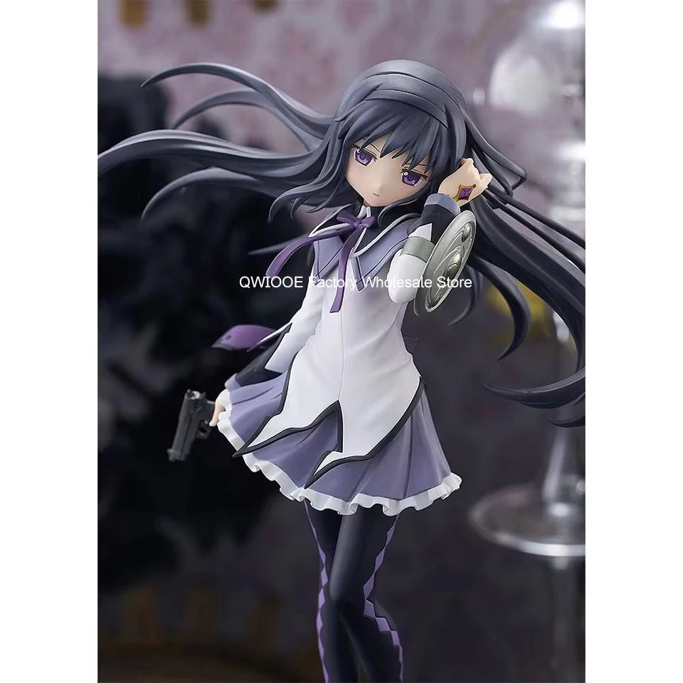 Original Genuine Madoka Magica 16.5cm Akemi Homura Anime Model Birthday Present Ornaments Collectible Toys Wholesale 2024