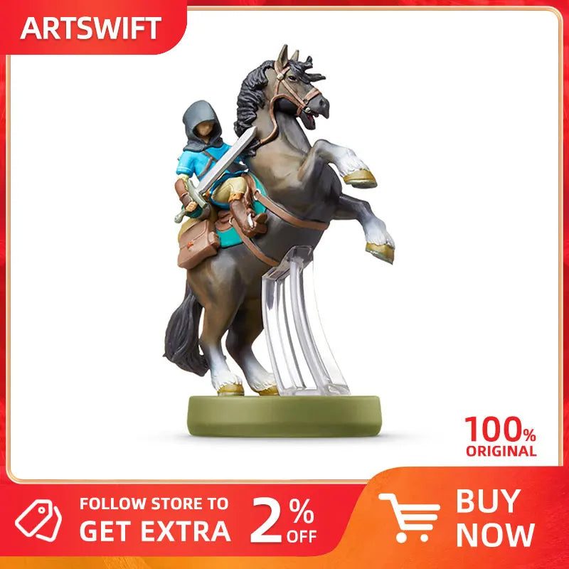 ARTSWIFT Store Link Rider Breath of the Wild Figurine Original Asian Version Region Free Brand New Gifts For Friends