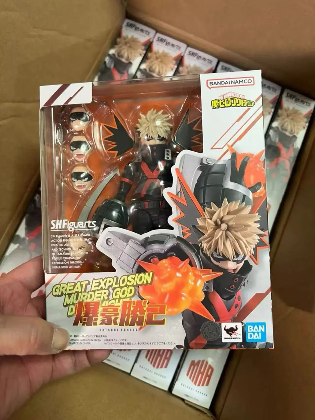 【In Stock】Bandai SHF My Hero Academy Bakugo Katsuki Finished Model Can Be Hands-Owned