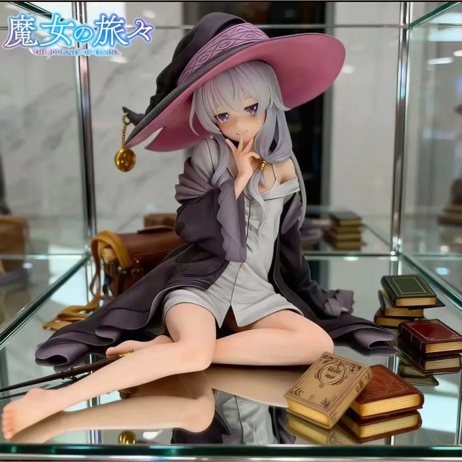 Anime Figure Elaina Figure Elaina flying Action Figures Witch Figurine Doll PVC Girl Model Toys Adult Collection Statue Gift19cm