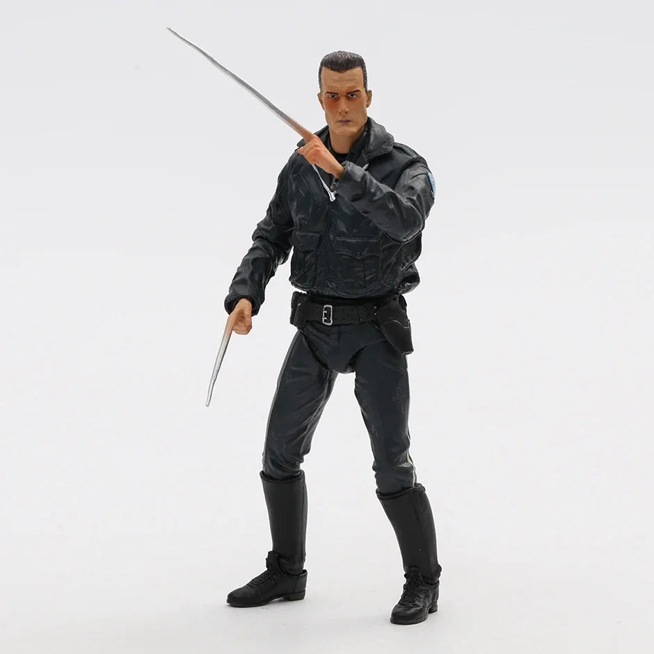 NECA Terminator 2 Judgment Day T-800 T-1000 PVC Action Figure Collectible Model Toy