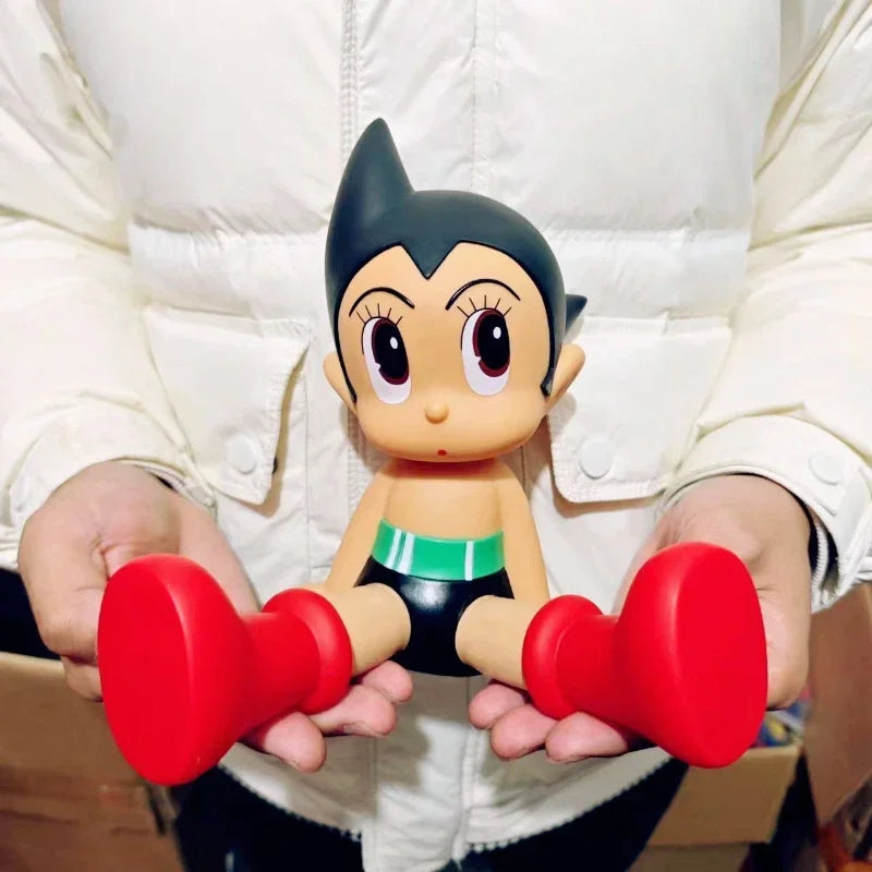 New 40CM Large Anime AstroBoy Mighty Atom Tetsuwan Atom Movable PVC Action Figures Statue Collection Model Toys Holiday Gifts