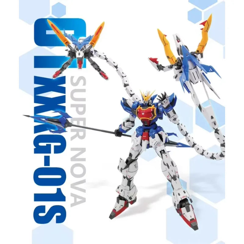 Anime Mobile Suit Endless Waltz Super Nova MG 1/100 Blue Altron Nataku XXXG-01S2 Kids Toys Model Assemble Action Figure Robot
