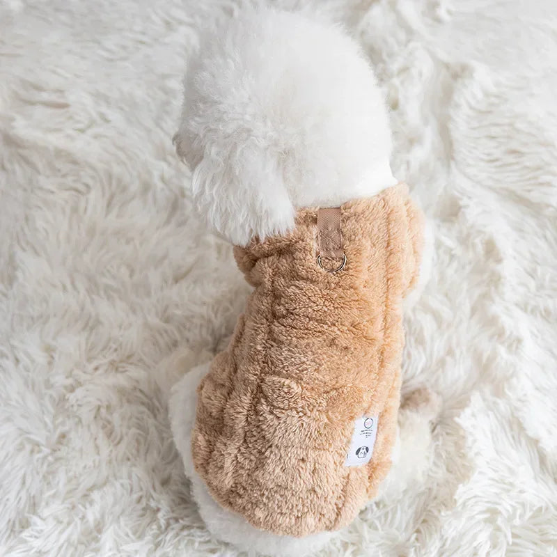 Weiche Fleece-Hundekleidung, warmer Winterpullover für Welpen und Kätzchen, Haustierkleidung für kleine Hunde, Chihuahua, Bulldogge, Bekleidungspullover für Hunde