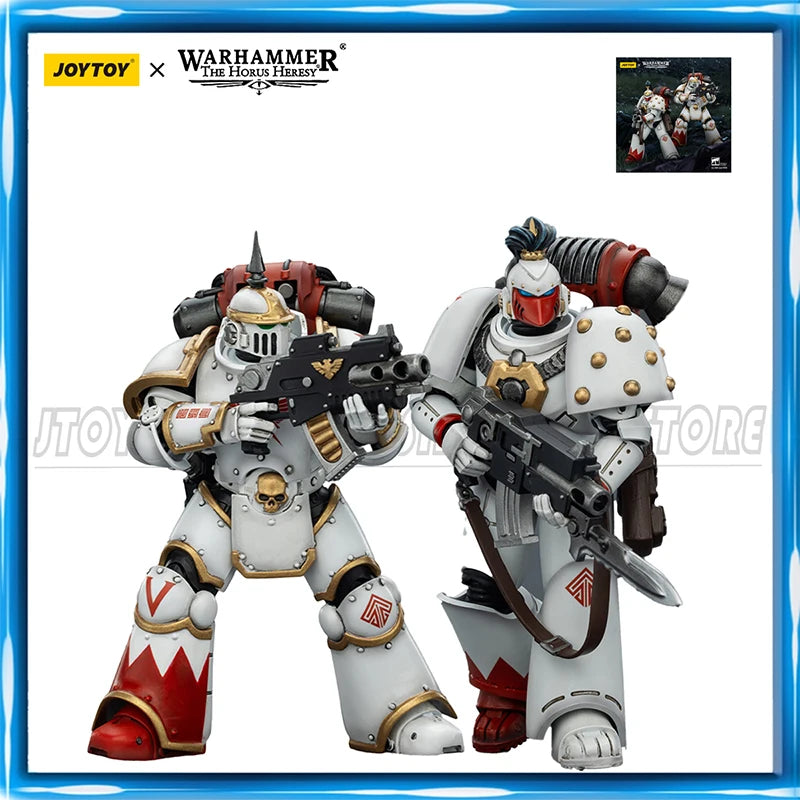 [Pre Order]JOYTOY Warhammer 40K 1/18 Action Figures White Scars MKIll Tactical Legionary MKVI Tactical Legionary