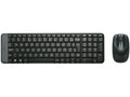 Logitech MK220 USB-Kabelloses Tastatur-Maus-Set – Spritzwassergeschütztes Design, Büro/Gaming/Desktop-Computer/Laptops, Geschenk