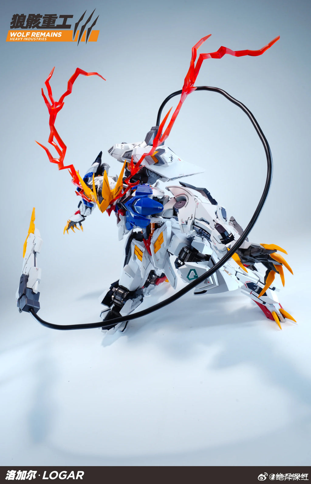 New 1/60 WOLF PEMAINS HEAVY INDUSTRIES PG LOGAR  Action Figure Assembly Model a cloak Kits Alloy Skeleton Gifts Toy