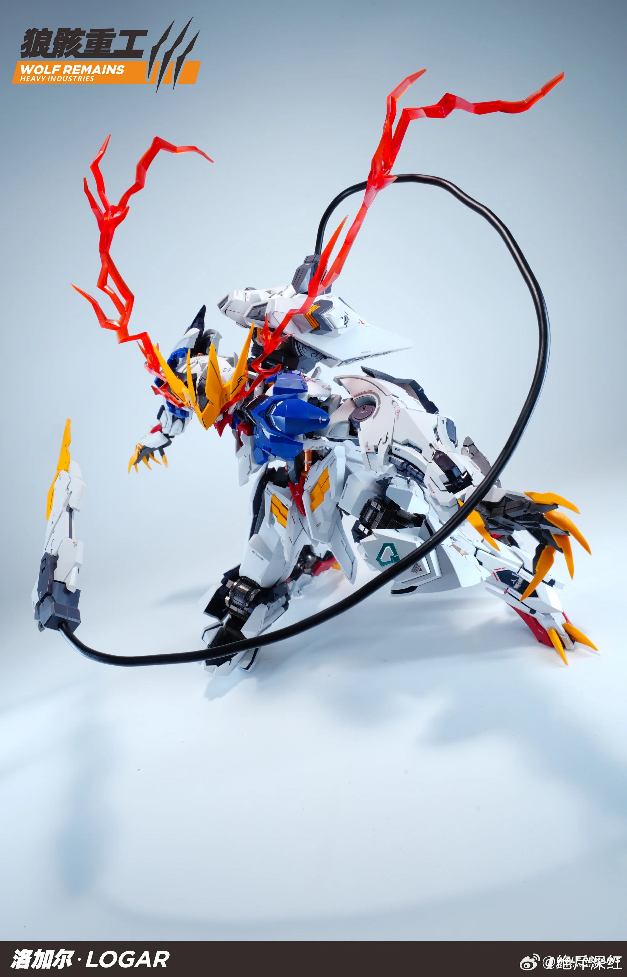 New 1/60 WOLF PEMAINS HEAVY INDUSTRIES PG LOGAR  Action Figure Assembly Model a cloak Kits Alloy Skeleton Gifts Toy