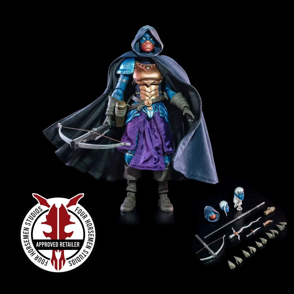 Four Horsemen Studios Mythic Legions Undead Skeleton Spearman Warrior Action Figure With Replaceable Accessories For Collectors