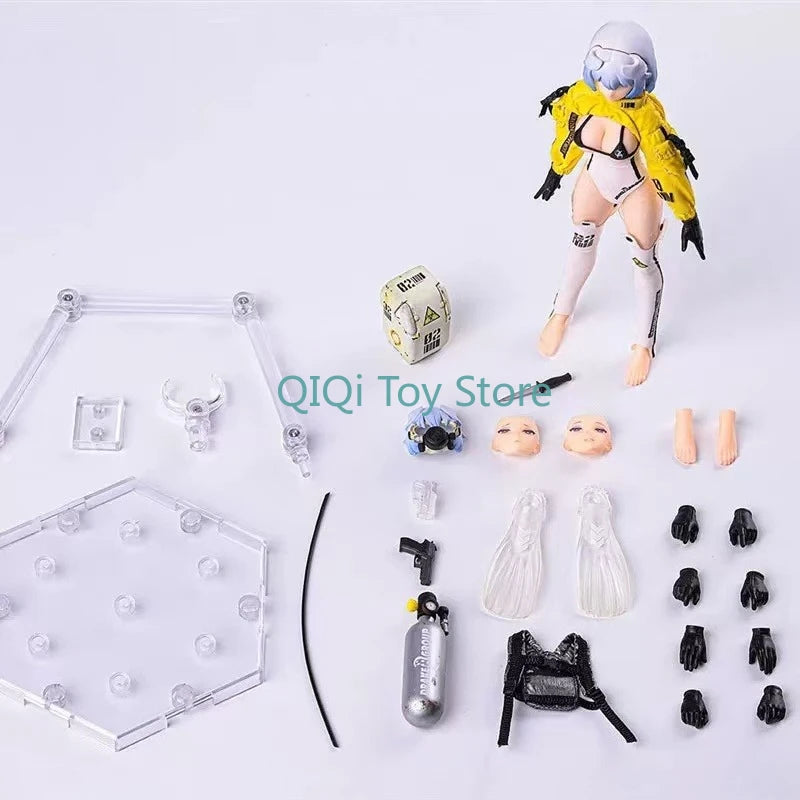 In Stock  1/12 The Second Bullet of The Age of God Kraken SE002 Diving Girl Movable