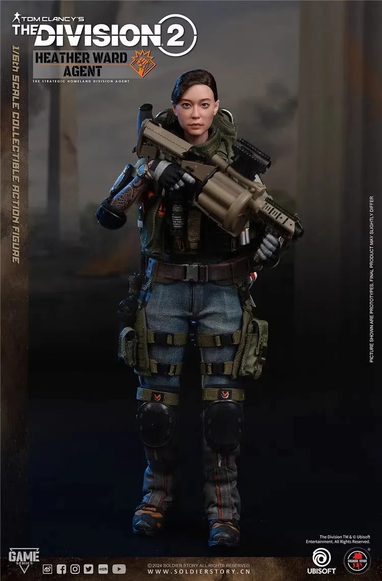 SoldierStory SSG009 1/6 Female Soldier Agent Heather Ward Full Set 12'' Action Figure Model Toy In Stock