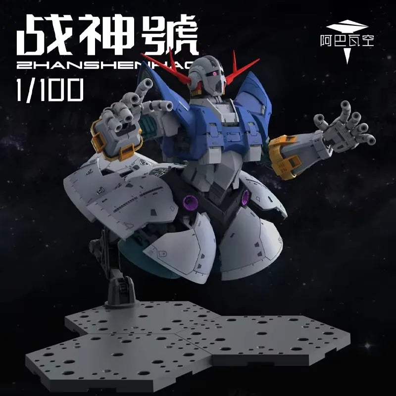 ABAWAKONG MG 1/100 MSN-02 Zeong RG Enlarged Version Assembly Model Kits Plastic skeleton Anime Action Figure Robot Plastic Model