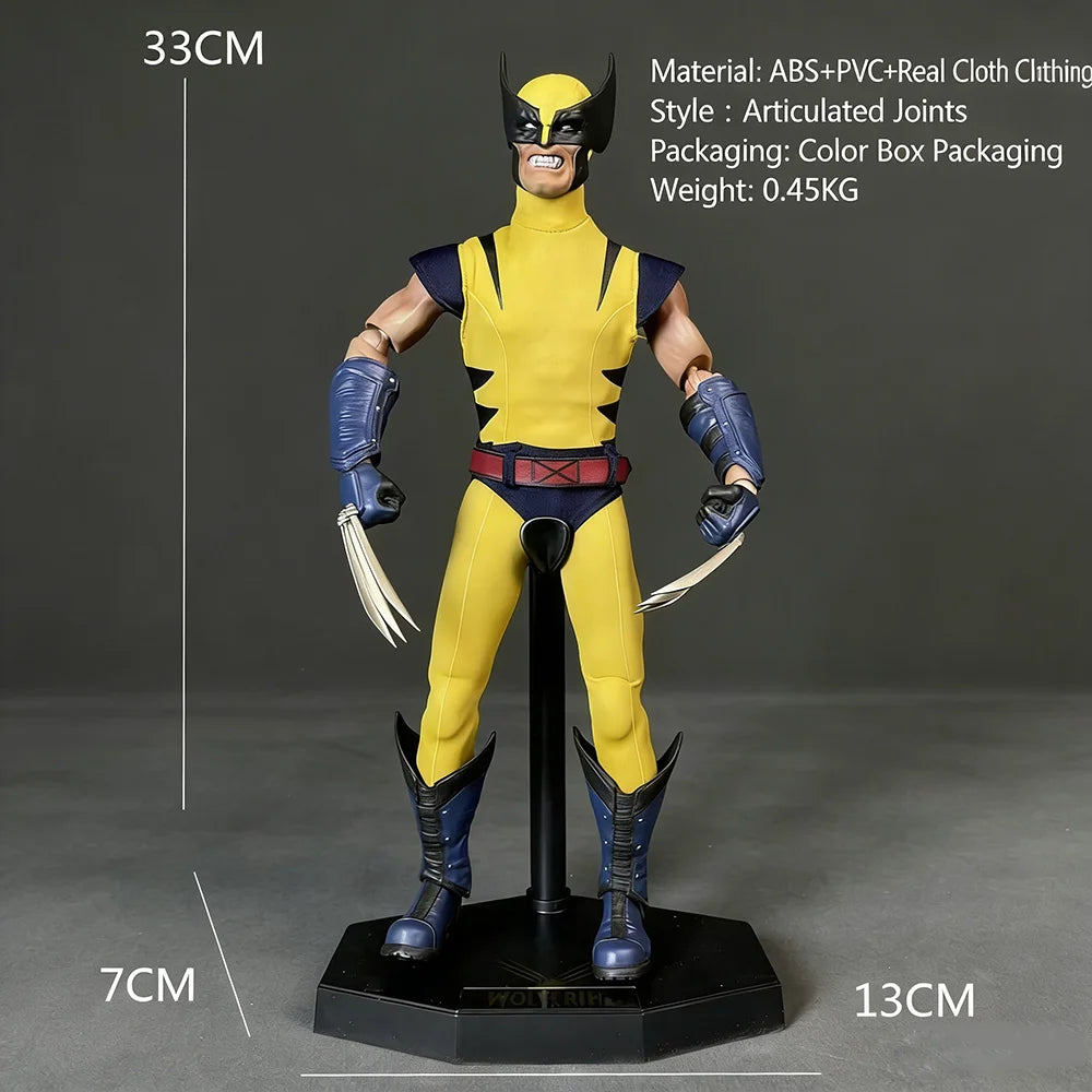 1：6 Marvels X-Men Super Hero Wolverine Logan Articulated PVC Action Figure Collectible Model Toy