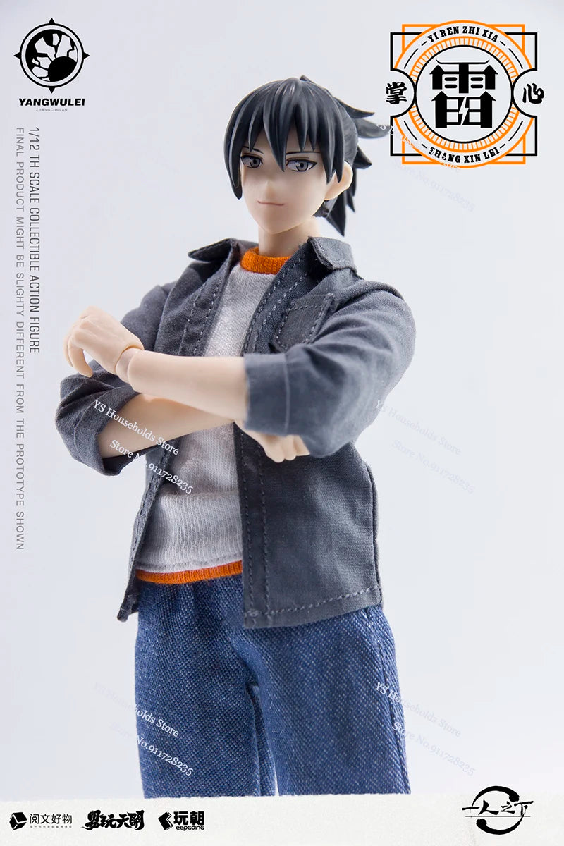 Keepgoing Toys 1/12 Collectible Anime The Outcast Zhang Chulang Feng Baobao Cloth Action Figure 6inch Workwear Soldier Gift Doll