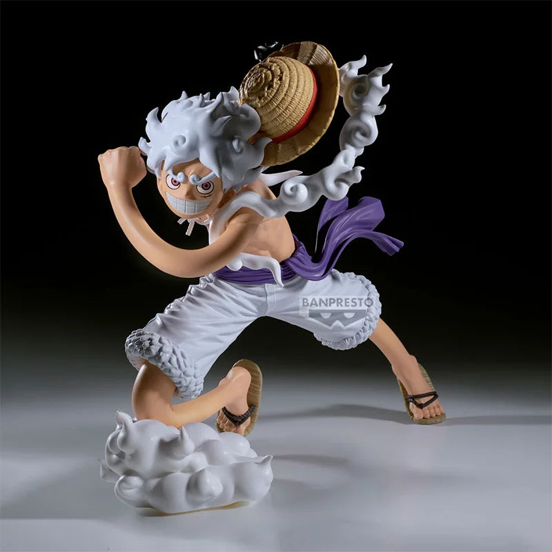 【100% Original】BANDAI SPIRITS Original Modell Dekoration One Piece Monkey D. Luffy Grandista Gear 5 II Anime Cartoon Geschenke Spielzeug