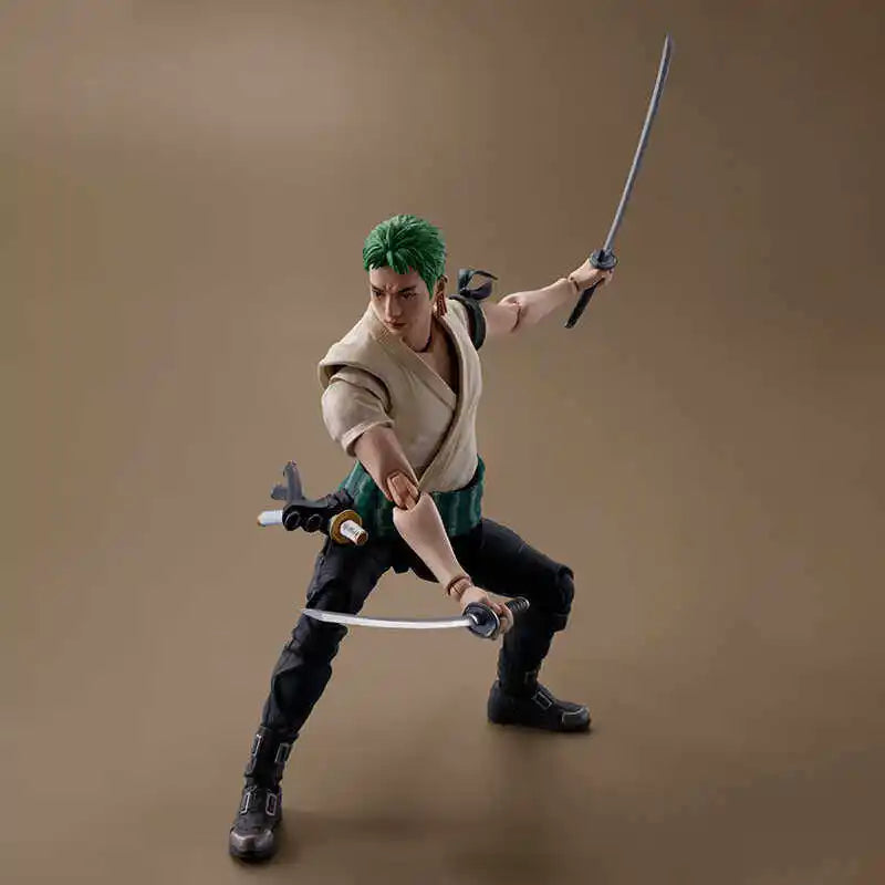 Bandai SHF Roronoa Zoro Action Figure Netflix Live Action One Piece Authentic Articulated Brand New Collectible For Anime Fans
