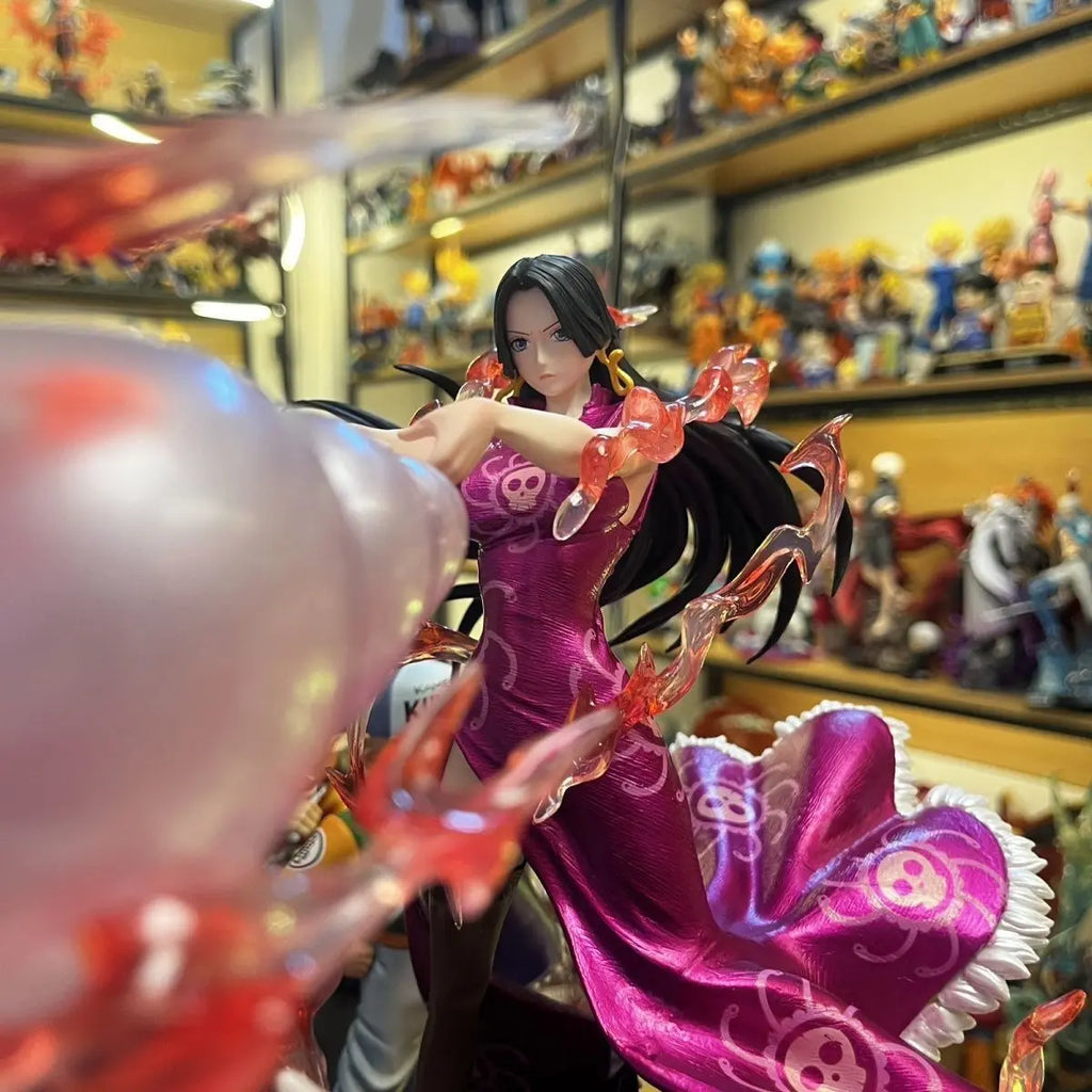 27cm Heart Gesture Boa Hancock Anime Figures Pvc Statue Desktop Ornament Collection Model Toys Gifts For Fans