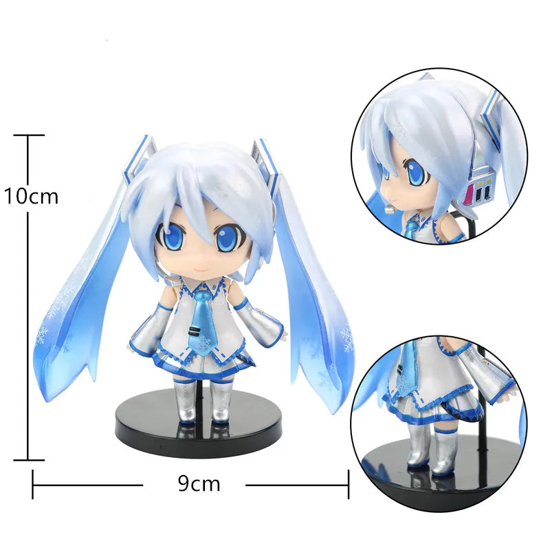 New Japanese Anime sakura miku Figure Sexy Character Ornaments  chair Kawai Car Decoration Collectible Model  Birthday Gift