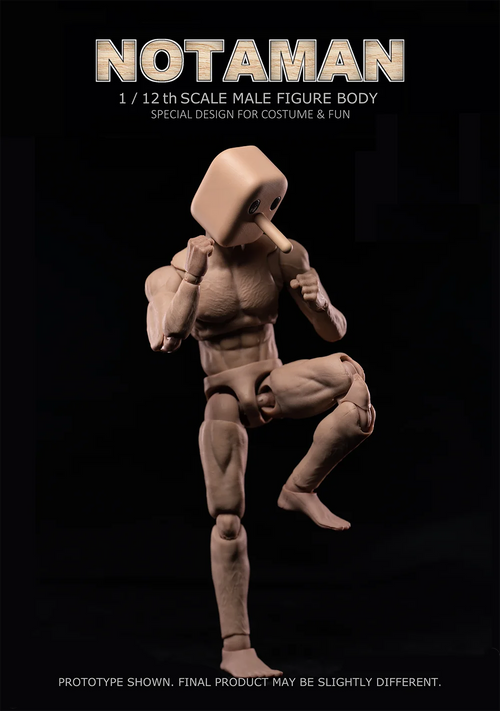 1/12 Notaman 16cm Artist Art Painting Action Figure Sketch Draw Male Movable Body Joint Figure Toy Model