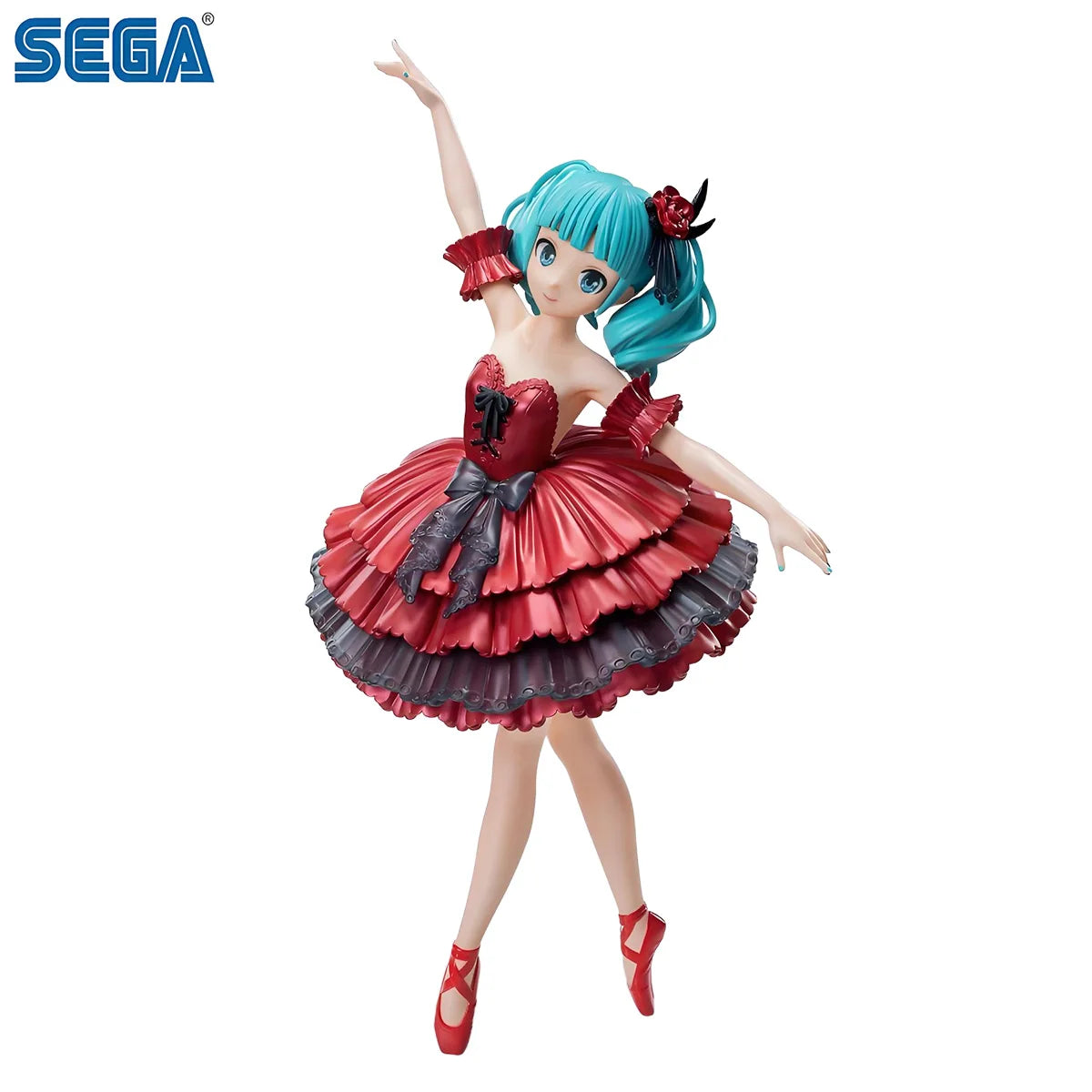 Auf Lager SEGA Luminasta Hatsune Miku: Projekt DIVA MEGA39s „Hatsune Miku-Star“ PVC 19CM Anime-Actionfiguren-Sammlungsspielzeug