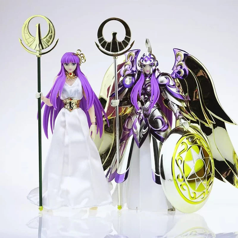 In Stock JM.MST Saint Seiya Myth Cloth Athena Saori Kido God Cloth with Casual Knights of the Zodiac Anime Action Figure Toys