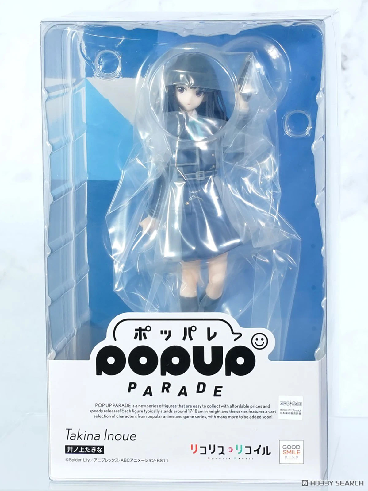 Original Genuine Good Smile Company Prepainted Pop Up Parade Lycoris Recoil Nishikigi Chisato Inoue Takina H=180mm Anime Figure