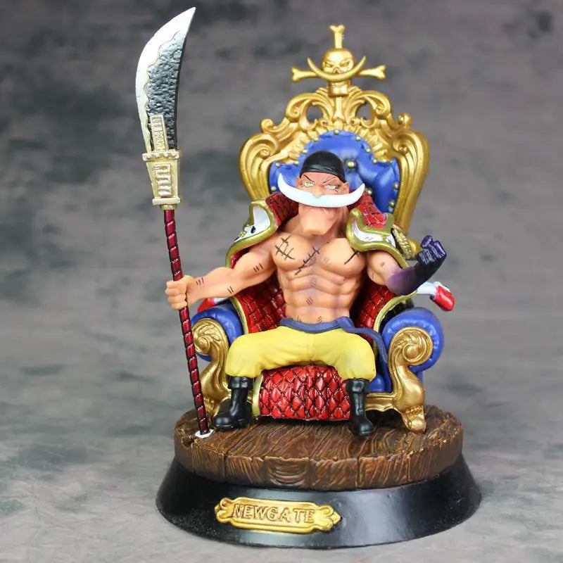 Anime One Piece Whitebeard Piraten Edward Newgate Battle Ver. GK PVC Actionfigur Spielstatue Sammlerstück Modell Spielzeug Puppe Geschenk