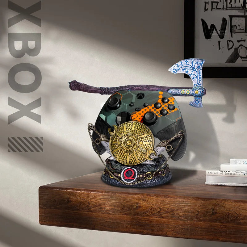 God of War Game Controller Holder for PS5/XBox/PS4 Gamepad Stand Desktop Decoration Anime Universal Bracket Gaming Accessories