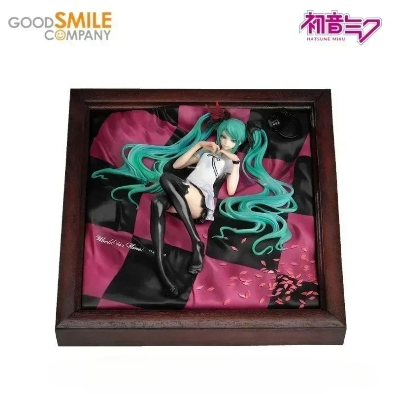 Spot SaleGOOD SMILE Original GSC MIKU Hatsune Miku Figure World Is Mine Photo Frame Ver. Figure Model Collection Toy Giftin Stoc