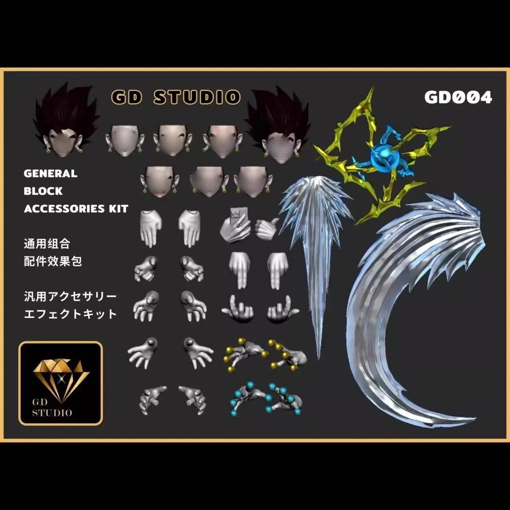 OC Toys Dragon Ball SHF Super Saiyan SSJ Veggetoo Son Goku Vegito 3.0 Figure Body Anime Action Figures Models Gifts Toys