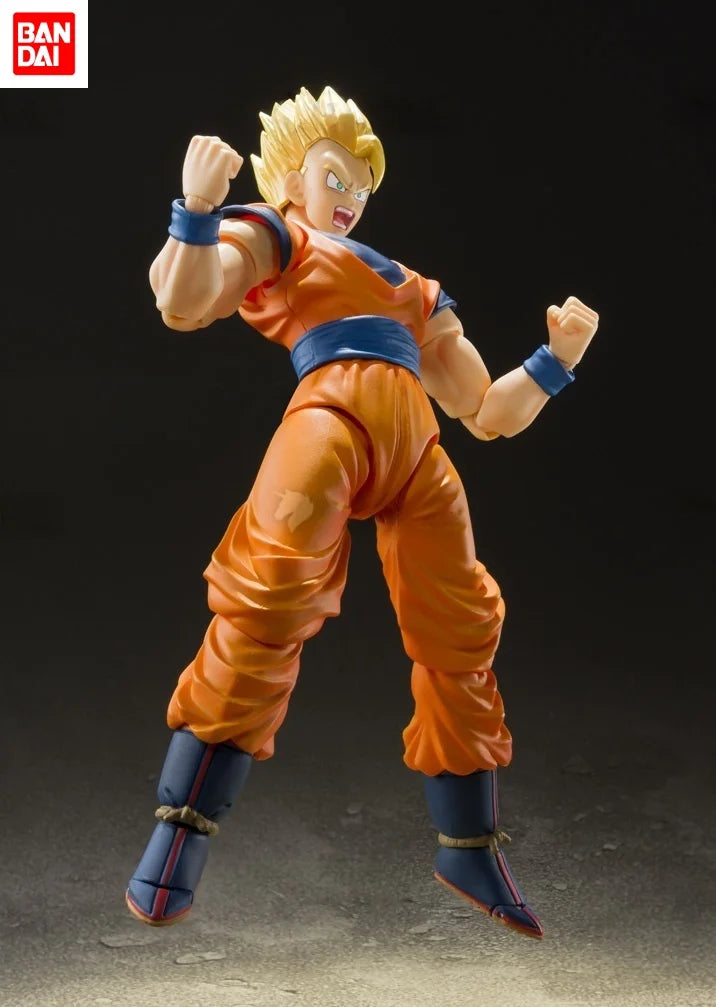 Genuine Bandai SHF Ultimate Son Gohan Blond Hair 2019 Hong Kong Venue Limited Toy Figure Gift Collectible in Stock