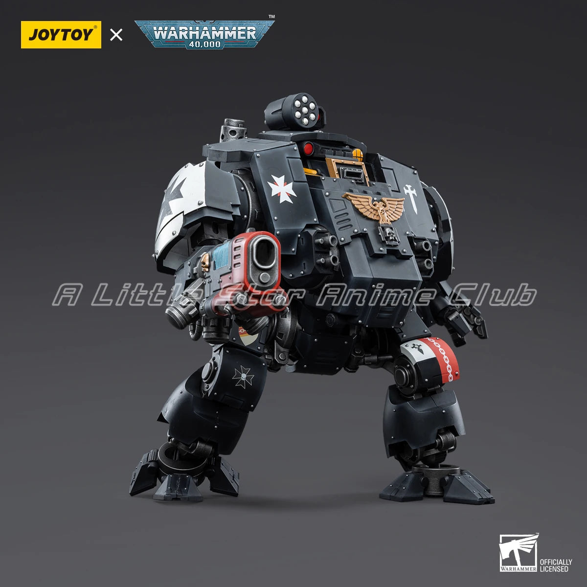 Original JOYTOY 1/18 Action Doll WARHAMMER 40000 Black Templars Redemptor Dreadnought