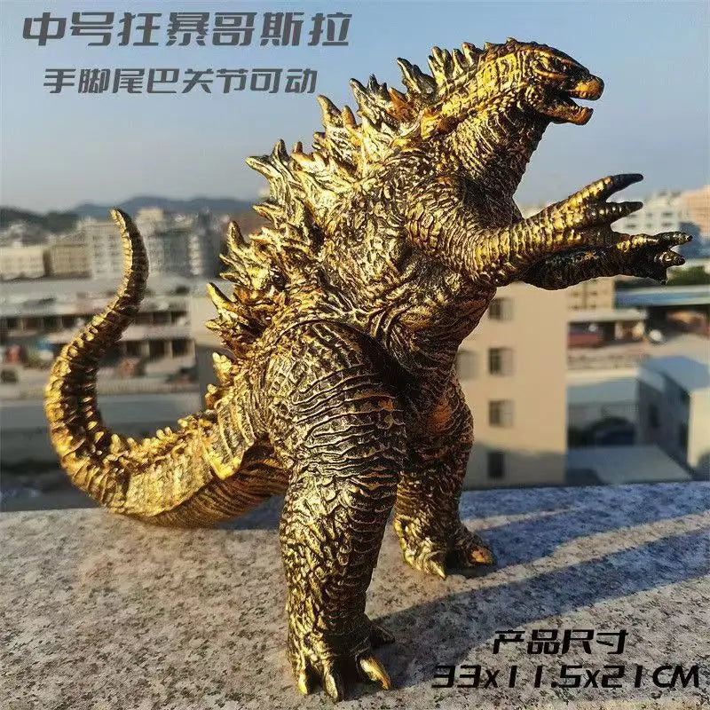 Anime Godzilla VS King Kong Action Figure King Ghidorah Three headed Golden Dragon PVC model collectibles toy kid Holiday gifts