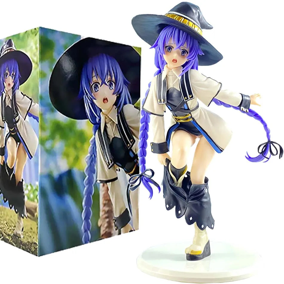 Four figurines Magician Roxy Migurdiass flower Action Figure Mushoku Tensei：Jobless Reincarnation Anime Figure PVC