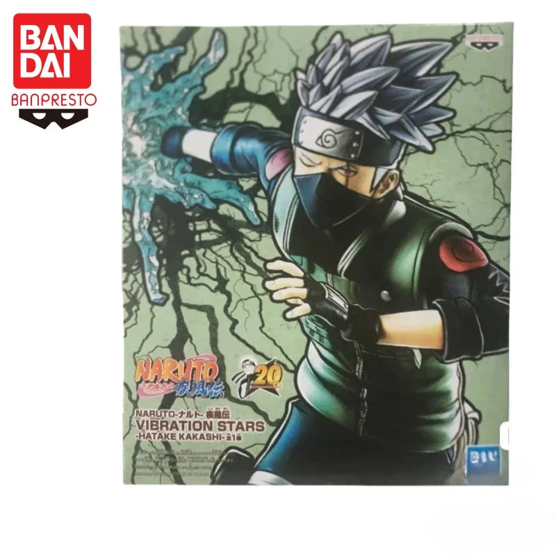 In Stock Bandai Banpresto Original Naruto Vibration Stars Hatake Kakashi  Doll Brand New Boxed Action Figure Figurine