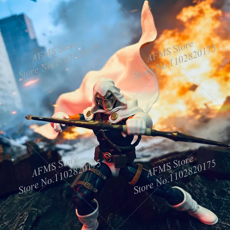 1/12 Scale Collectible Figure Villain Taskmaster Combat Cloak With Iron Wire 6Inch ML Men Soldier Action Figure Body