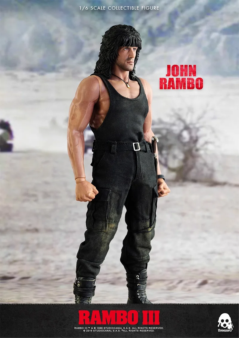 Original Threezer 3A 1/6 3Z0169 Rambo III Rambo John Rambo Action Figure Model Toys 12 inch collectible scene ornament gift