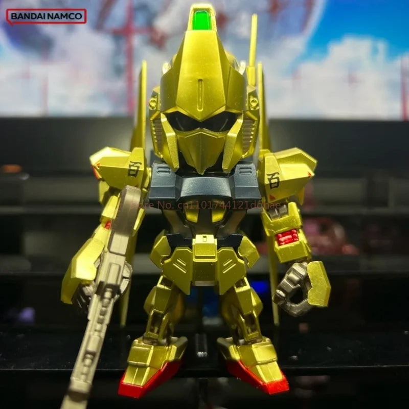 In Stock Bandai QMSV Mini Gold Team Blind Box Trendy Decoration GUN DA Model Toy Collectible Blind Box Trendy Gifts