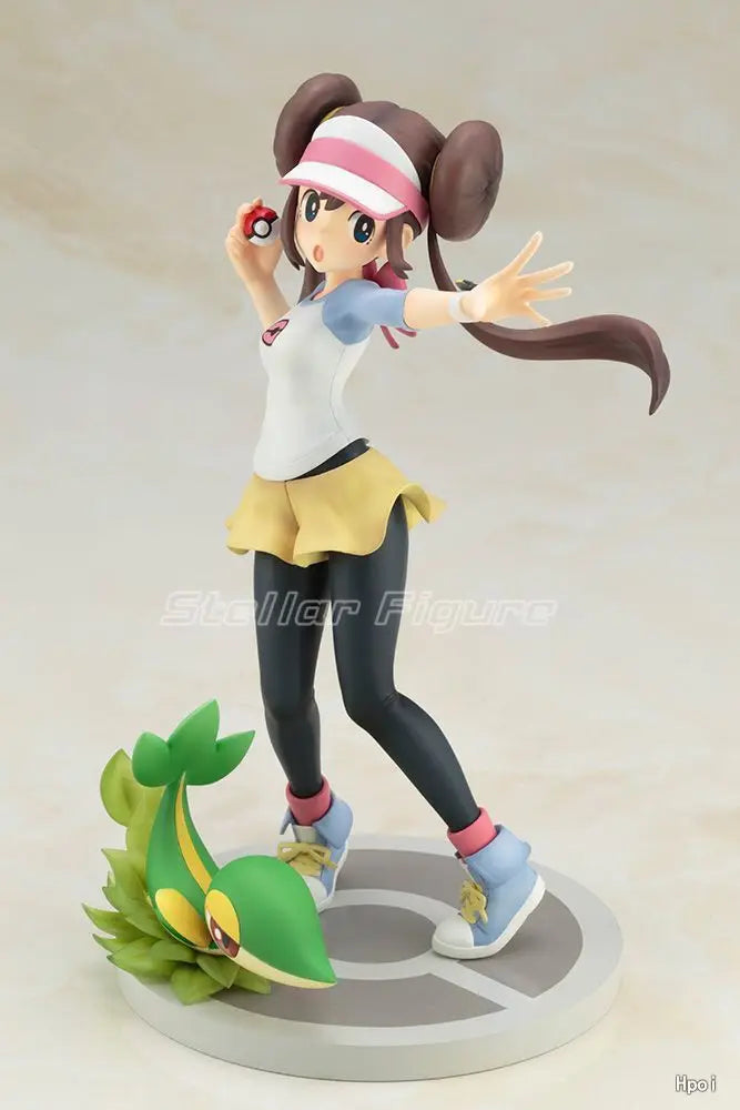 【SF】Original KOTOBUKIYA Pokémon ARTFX J Rosa Snivy 1/8 Figure Anime Model Toys Gifts
