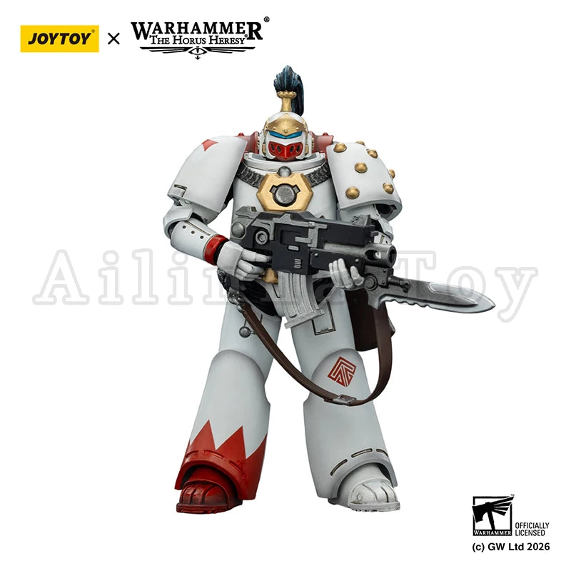 [Pre-Order]JOYTOY 1/18 Action Figure The Horus Heresy White Scars MKIll MKVI Tactical Legionary Anime Model Toy