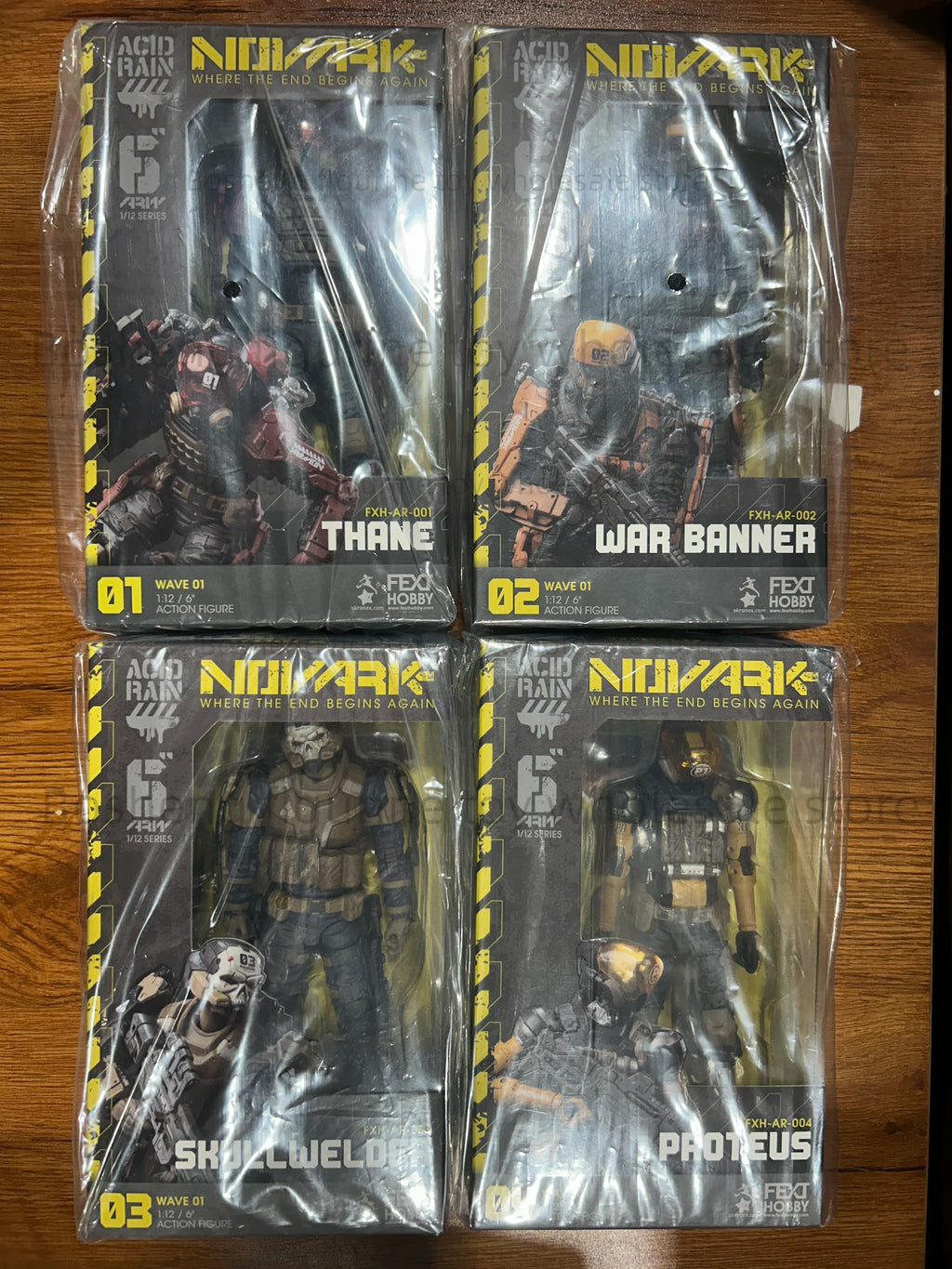 In Stock Acid Rain War AR-001 Lord 002 Battle Flag 003 Welding Skull 004 Pro 1/12 Movable Soldier Model Action Figure Toy Gift