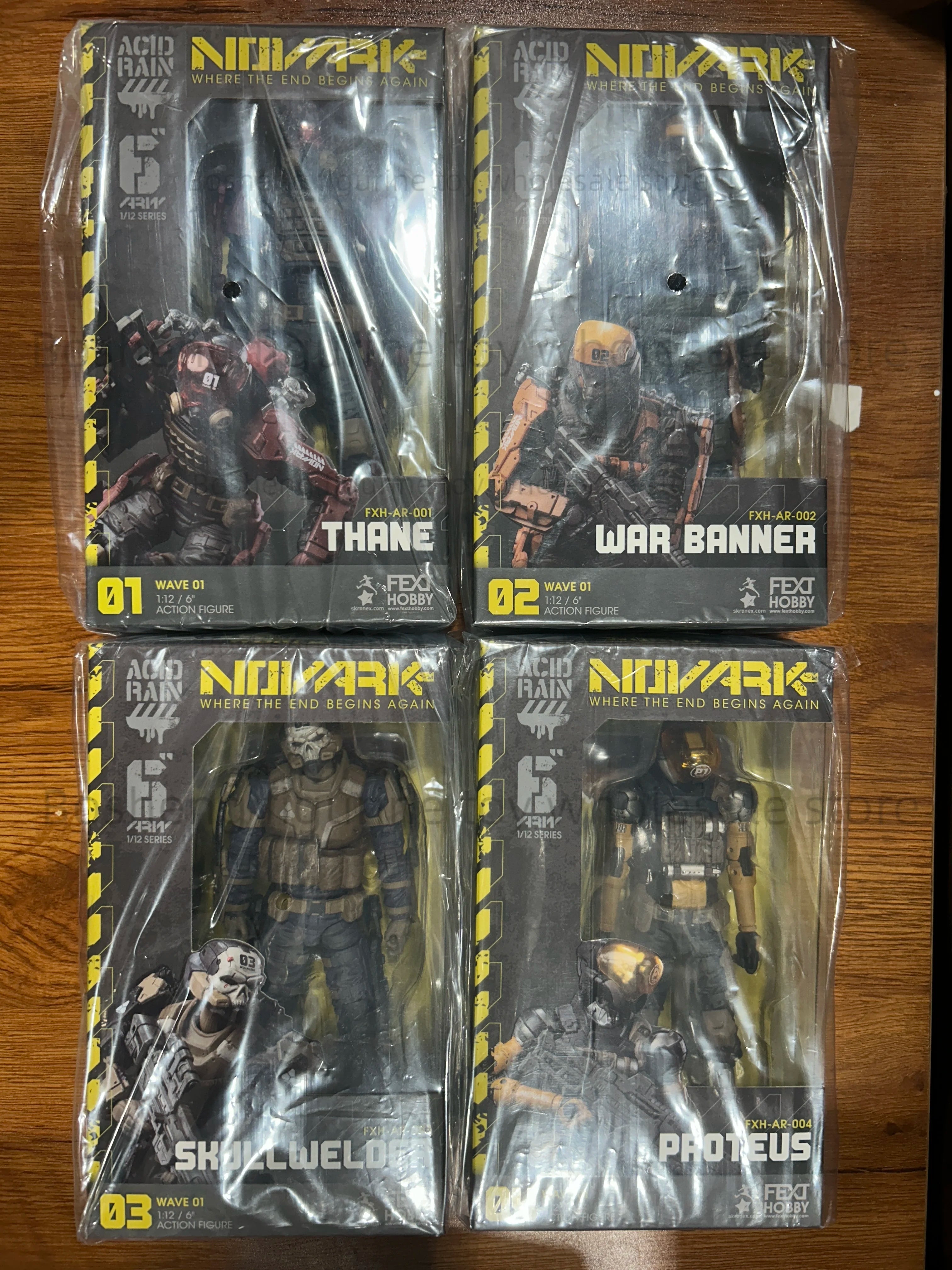In Stock Acid Rain War AR-001 Lord 002 Battle Flag 003 Welding Skull 004 Pro 1/12 Movable Soldier Model Action Figure Toy Gift