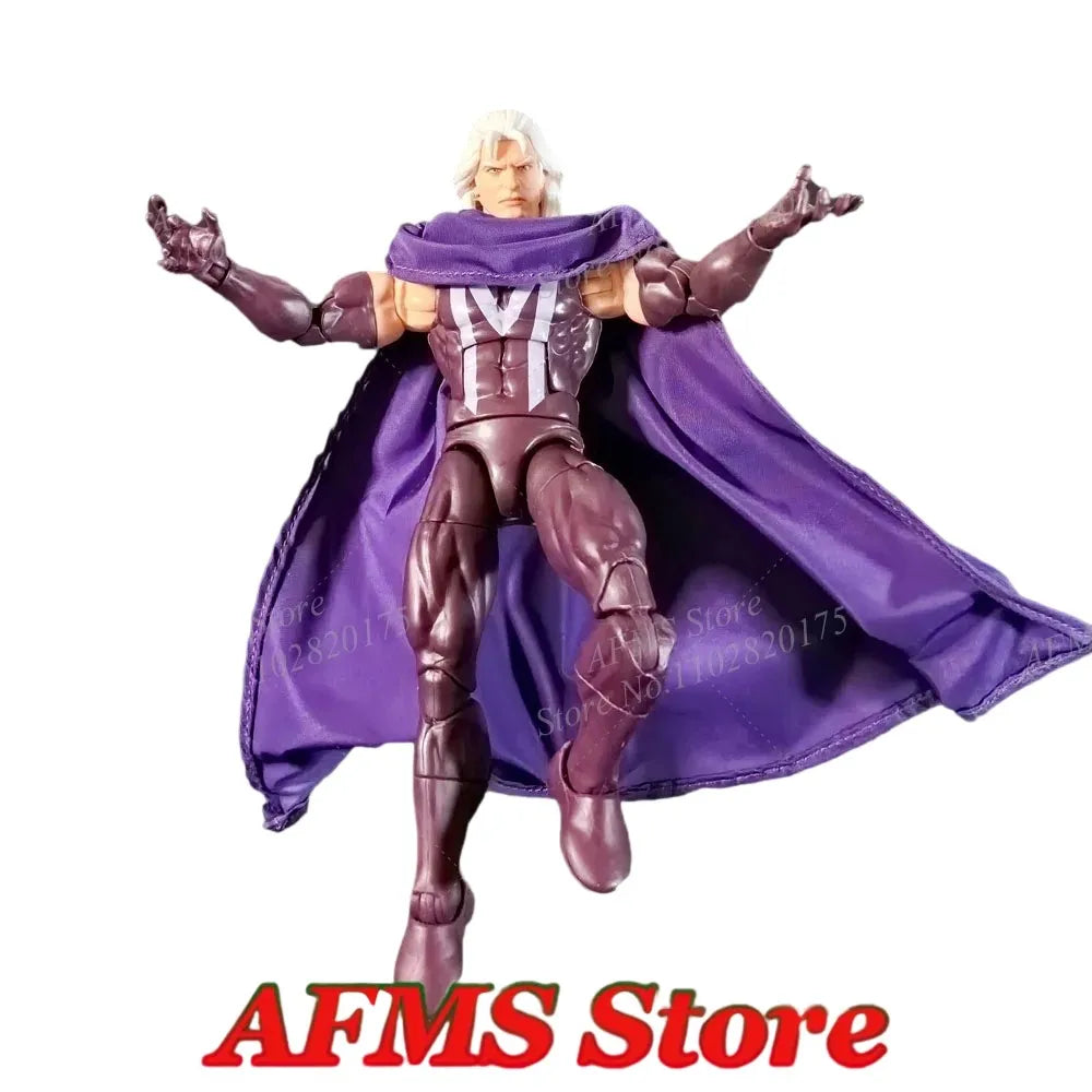 1/12 Scale Collectible Figure Magneto Cloak Cosplay Anime Mutant X-Men Max Eisenhardt Clothes Fit 6Inch Action Figure Body
