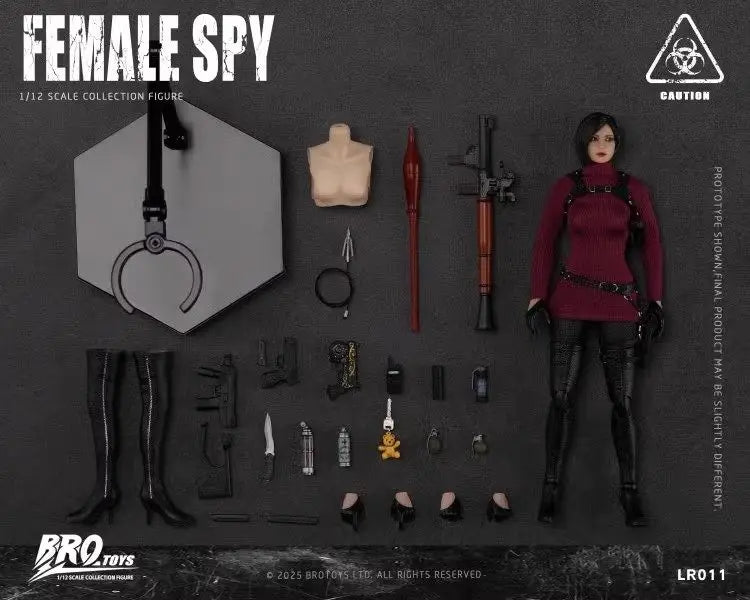 In Stock BROTOYS LR011 Ada Wong Model Toys 1/12 Scale Female Warrior Model Biohazard MISS WONG FEMALE SPY