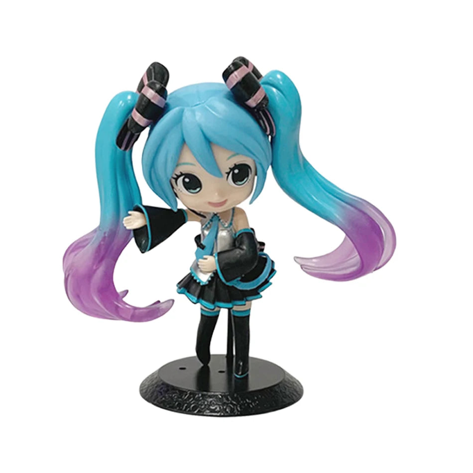 21 cm Sexy Girl Miku Anime Figur Mode Subclture Miku Actionfigur Weihnachtsgeschenk PVC Sammlung Modell Puppenspielzeug