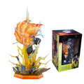 35CM Demon Slayer Agatsuma Zenitsu Action Figure Statue Model Toys Collection Desktop Decor Adult Fans Christmas Birthday Gifts