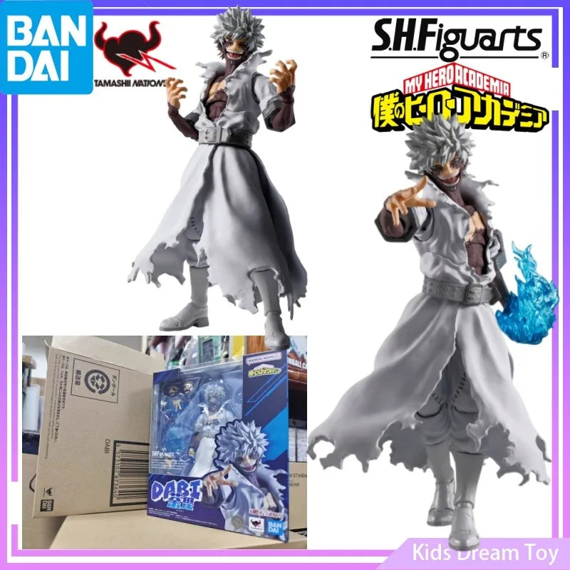 Bandai in Stock Original Tamashii Limited S.H.Figuarts MY HERO ACADEMIA Anime Figures DABI Action Figures Toys Collectible Model