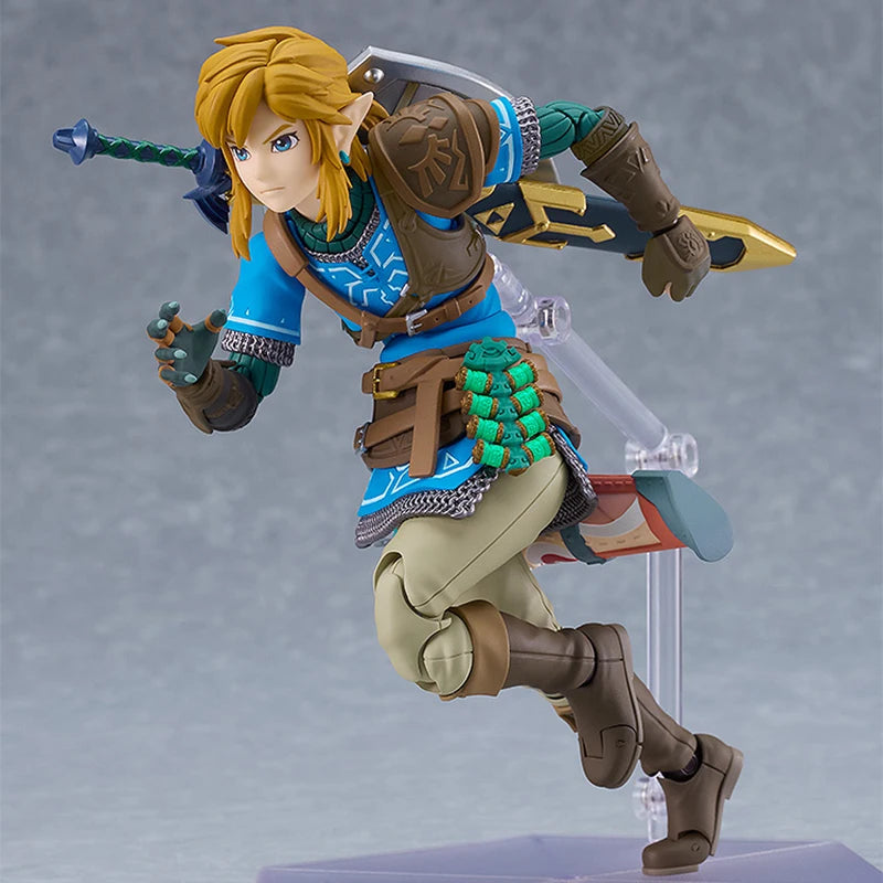 Original GOODSMILE Figma 626-DX Link Tears of the Kingdom ver DX Edition Anime Action Figure Assembly Model Ornaments Collection