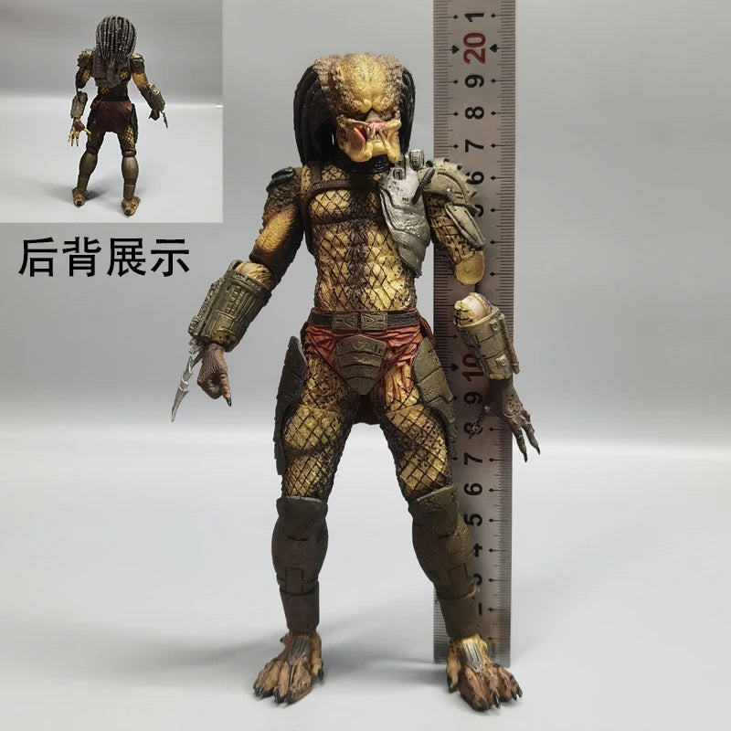NECA Alien Vs Predator 7 Inch Action Figure  Body Model DIY Assembly Fighting Dog Toy Collectible Statue PVC Material