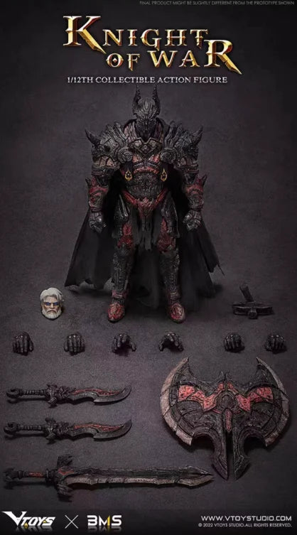 VTOYS X BMS War Knight Relentless 1/12 VSD005 Figure Model Collection Toy Gift